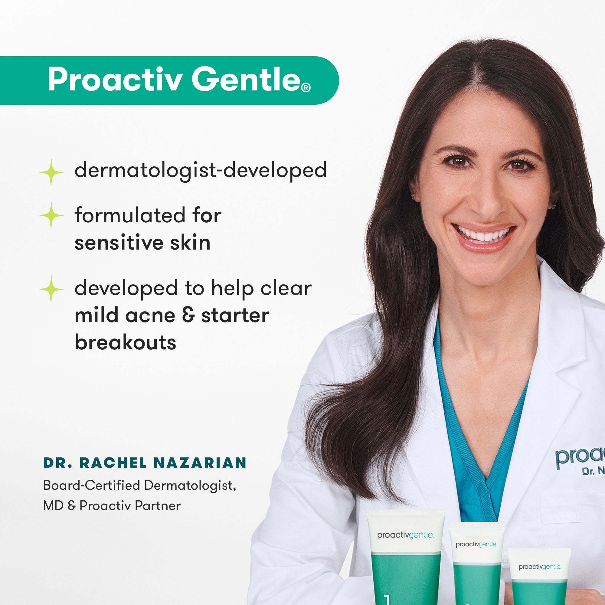 Proactiv Gentle™ 3-Step Routine | Dermatologist-developed